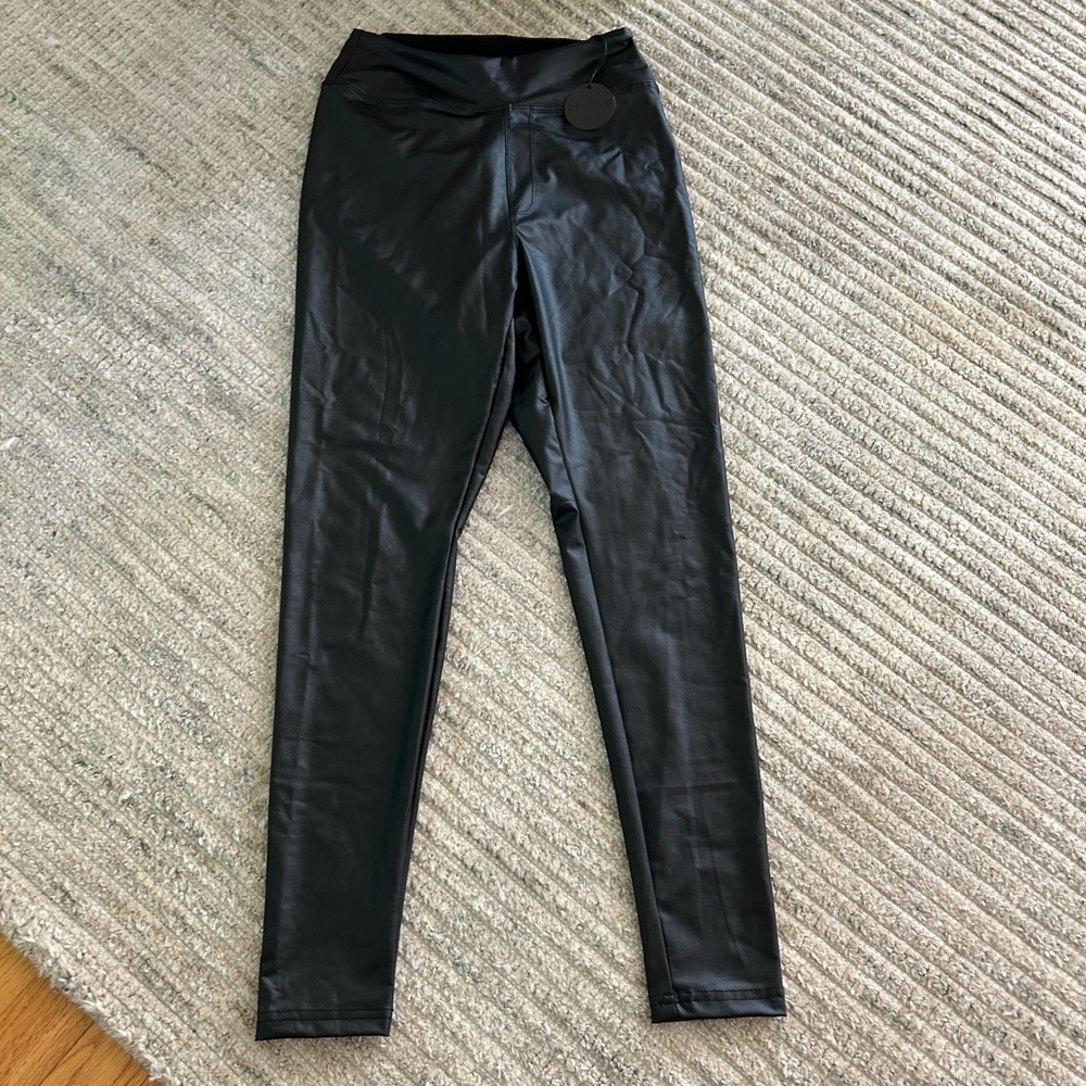 Aerie Black Leather Leggings (WITH TAGS)